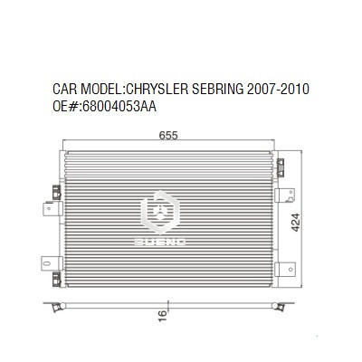 Condenser For DODGE CALIBER 2007 68004053AA