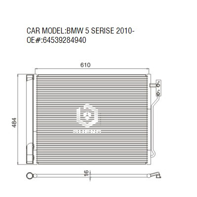 Condenser For BMW 5 Serise 2010- 64539284940